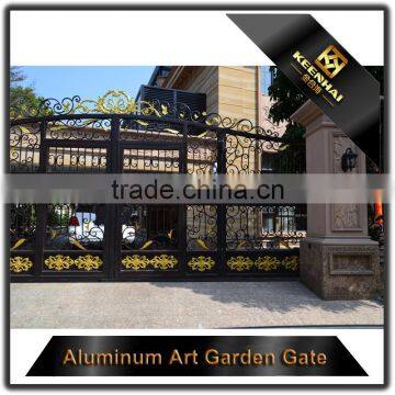 Villa Garden Decorative Color Powder Coated Aluminum Metal Garden Main Gate photo-3