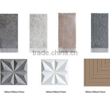 Bathroom or Kitchen Indoor Decoration Plain Concrete 3D Tiles Front Wall photo-5