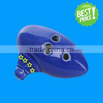 6 Holes New Learners Ceramic Ocarina Flute for Children photo-3