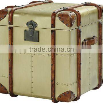 High Quality Retro ,vintage Leather Trunk Furniture T912#