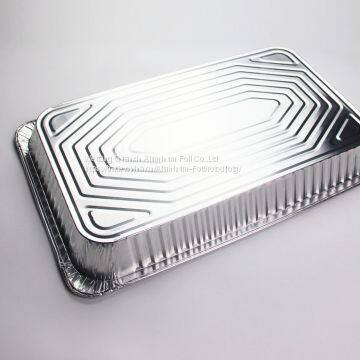 Eco Friendly Full-Size Shallow Aluminum Steam Table Pan Food Container Microwave Aluminum Foil Container