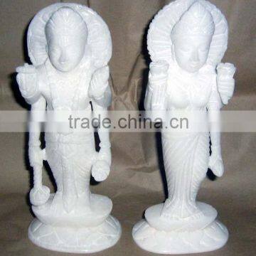 Laxmi Narayan Marble Statue