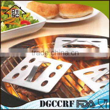 High Production Outdoor Grill Press BBQ Grill Stainless Grill Presses Set of 3 photo-2