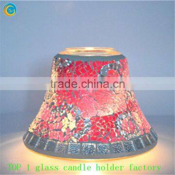 Purple Mosaic Candle Holder Cheap Wedding Decor photo-4