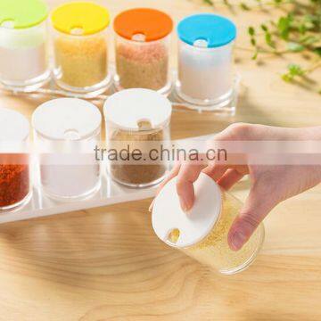 4 cases transparent seasoning box spice box set plastic spice bottles wholesale