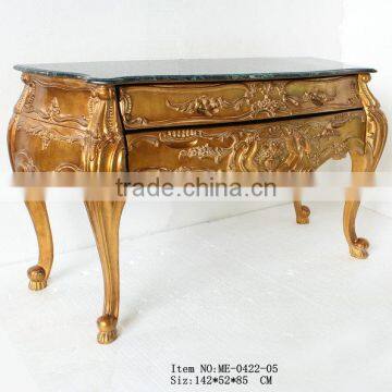 Room Decorative Furniture Marble top plexiglass console table