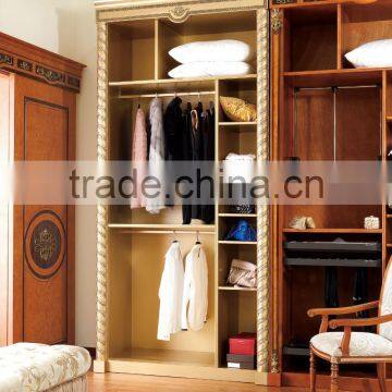 YB62 Solid Wood Big Size Italian Design L-shape Walk in Closet Diy for Villa photo-3