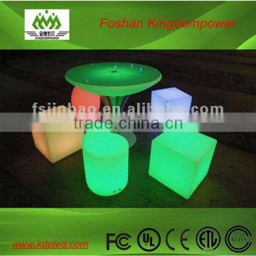 Morden waterproof led colorful chair