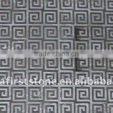 Black Limestone Carved Panel FSMP-044