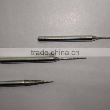 Electroplated diamond points/burrs