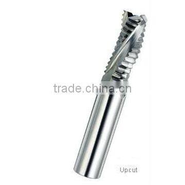 Solid Carbide Three Flute Spiral Roughing Tool-Upcut/Downcut