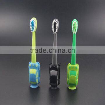 Car Toy Rubber Handle Small Head Charcoal Bristle Kid Toothbrush photo-5