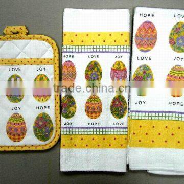 3pcs Kitchen Textile Sets