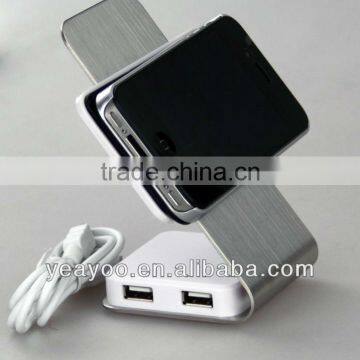 mobile phone holder and USB hub