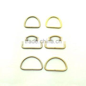 Nickel Finish Metal D Ring / Metal Hardware Ring / Steel Rings photo-5