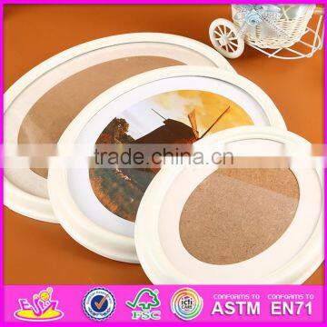 2016 Top Fashion Oval Wooden Photo Frame W09A041 photo-3