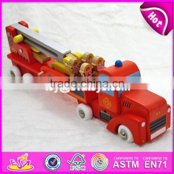2017 New Design Wooden Engineering Car Toys for 5 Year Old Boys W04A288 photo-2