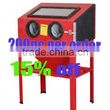 BIG PROMOTION 220L 60Gallon Large Floor standing sandblast cabinet