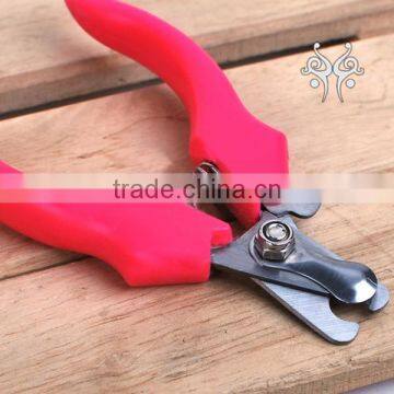 Red Pet Nail Clipper Stainless Steel Dog Nail Clippers photo-2