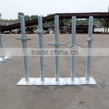 Ladder scaffolding parts adjustable pipe screw jack base