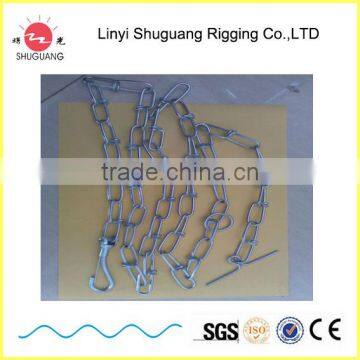Galvanized or Ungalvanized DIN 5686 Knotted Chain