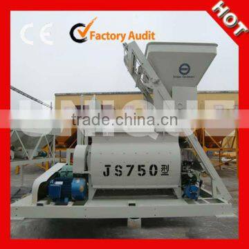 Charge Volume 1200L JS750 Concrete Mixer