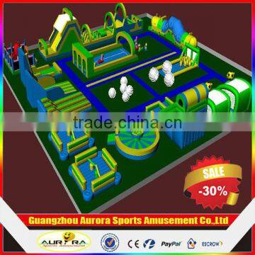 Factory price kids inflatable amusement park with high quality
