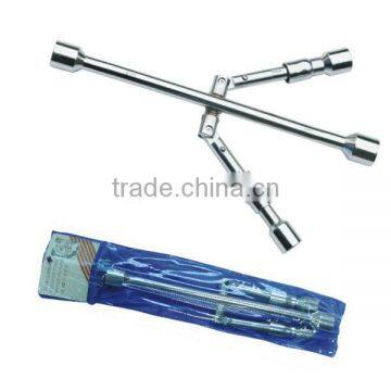 Carbon Steel Material And Foldable Cross Rim Wrench Type Wheel Wrench