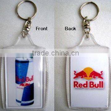 High resolution photo print keyring promotional advertising giveaway