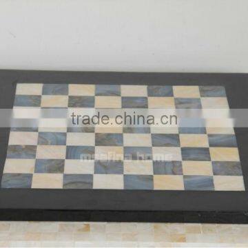 Lacquer mother of pearl chess board