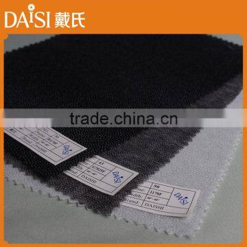 Nylon and Polyester nonwoven fabric fusible microdot double dot interlining for garment