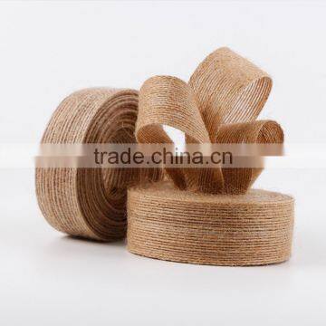MSD 2016 Woven Jacquard 2.5 Inch Wide Natural Jute Ribbon photo-2
