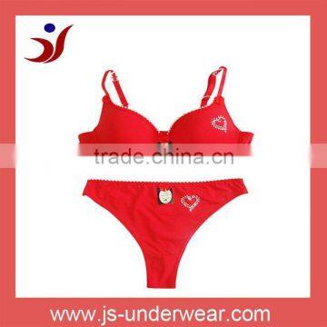 wholesale hot selling design hot beads bra and panty