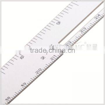 Kearing High Quality Transparent Sandwich Line T Sharped Draft Ruler 1.2mm Thick Plastic Rulers#T1204 photo-5