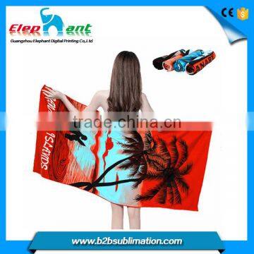 Custom print microfiber face towel