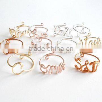 Dainty Name Ring - Personalized Name Ring - Custom Children Name Ring - Custom Name Ring - Stackable Rings - Gift for Mom photo-4
