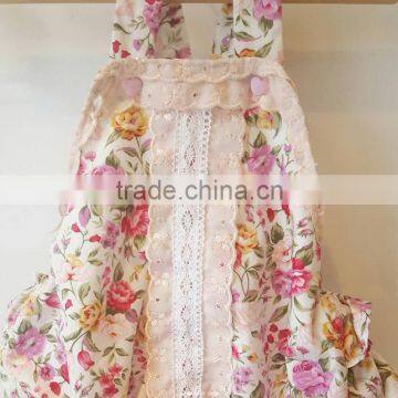 Classical Ruffle Baby Rompers Lace Fabric Readymade Garments Wholesale photo-2