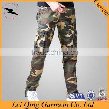 Mens casual baggy motorcycle camo pants