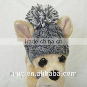 Ponpon Muffler Knit Pet Clothes For Dog Hat Dog Product photo-6