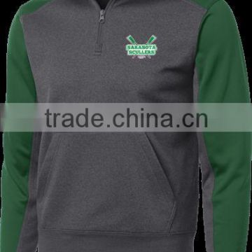 1/4 zip hooded sweatshirts raglan sleeve sweatshirts