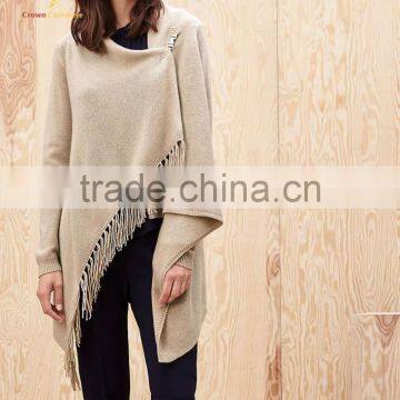New Design Cashmere 100 Wool Shawl Wrap photo-4