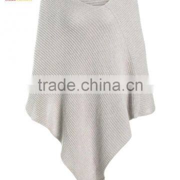 Ribbed Formal Cashmere Wrap Shawls for Women