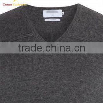 Custom Fashion Popular Mens Neck Cashmere Wool Sweater photo-4