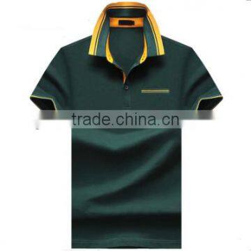 2016 Hot Sale Custom 100% Cotton Polo Shirt Fabric for Man photo-3