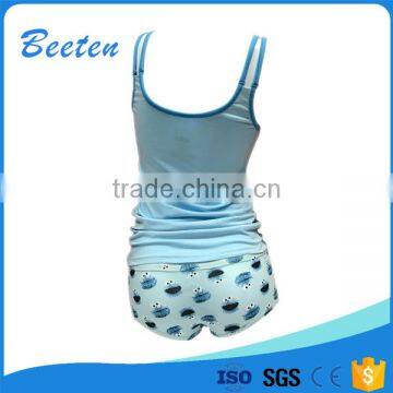 New Arrival Fashion Comfortable Summer Cotton Material Eco-Friendly Women Pajamas Sleepwear photo-4