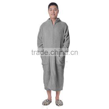 Wholesale Coral Fleece Plush Luxury Bath Robe for Men photo-2