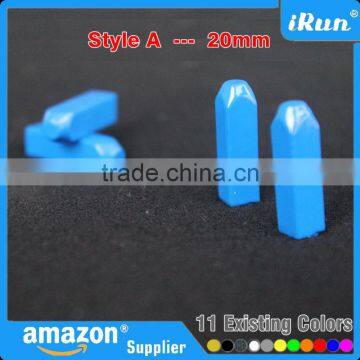 MOQ:100pcs - Gold/Silver/Black/White/Red/Pink/Neon Yellow/Neon Green/Neon Orange/Royal Blue Yeezy Aglet Tips - Screw Metal Aglet photo-3