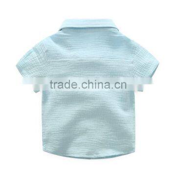 Boys Clothing Summer Cotton Fancy Latest Boy Kids Shirt photo-3