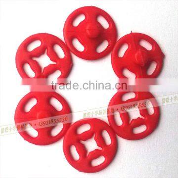 Plastic snap button fastener press button