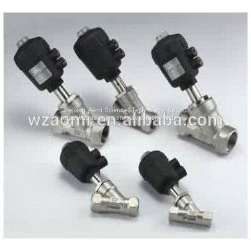 SS304 SS316 JZ5 Sanitary Stainless Steel Thread Angle Seat Valve photo-2